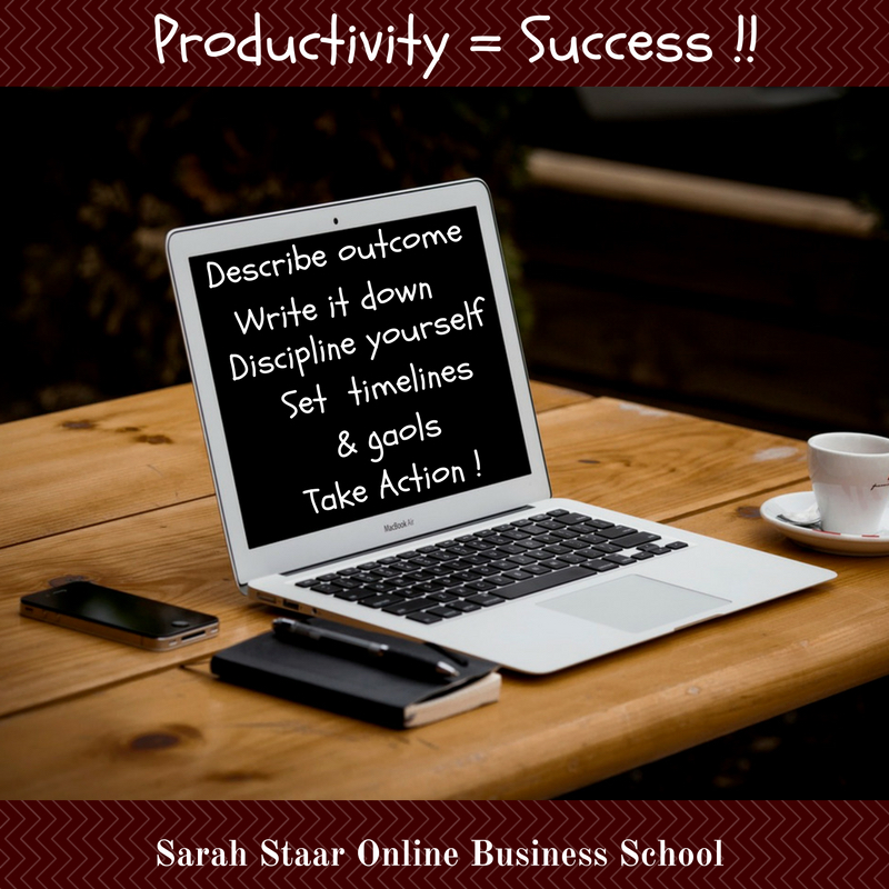 Productivity =Success !!